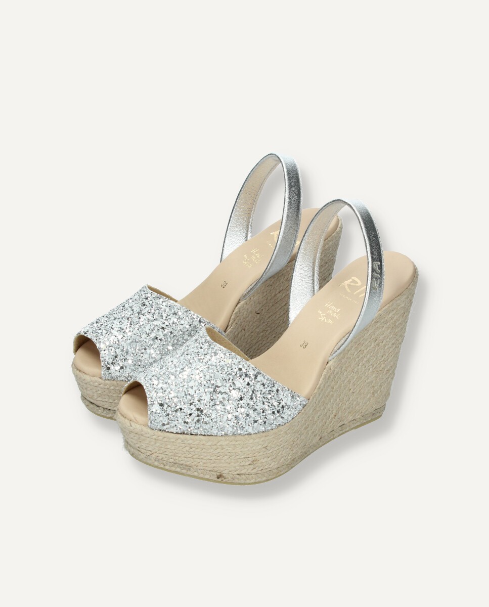 Anatra cigolante (glitter/argento, PVC, 28g) come regali-aziendali su
