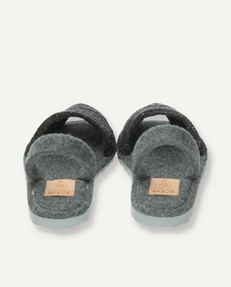Abarca menorquinas para hombre color gris - Pwani Menorca